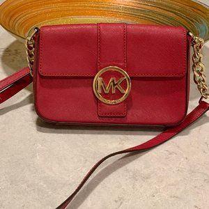 Michael KORS Red Crossbody Bag